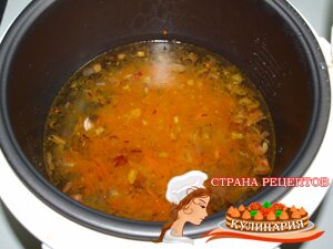 грибной суп в мультиварке